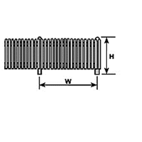 Plastruct O 1 Isto 48 Picket Fence PLS90461